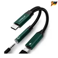 USB C Headphone Adapter mit Ladefunktion 3 5 mm Jack 60 W PD