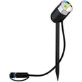 Paulmann Plug & Shine LED Gartenstrahler Smart Home Zigbee 3.0 Pike Basisset  IP65 RGBW+ 3x4,5W  21VA Anthrazit 94284