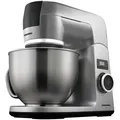 Grundig KMP 8650 S, 4,6 l, Schwarz, Silber, Drehregler, Mixen, LED, Edelstahl - Schwarz/Silber