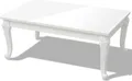 vidaXL Couchtisch 100x60x42 cm Hochglanz-Weiß