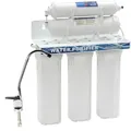 Naturewater - Nw-pr305 5 Stufen Wasserfilter, 5 Μ, Pp Kartusche, Untertischfilter Wandhalterung, Filterschlüssel, Sedimentfilter Aktivkohle, Wasserhahn, 2,5m Schlauch, Kurzdreiwegeventil, Kugelhahn