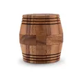 Barrel 3D Puzzle – Holzfass Ø 7 cm | Knobelspiel aus 12 Teilen aus Samena-Holz