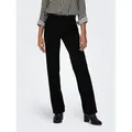 ONLY Anzughose ONLRAFFY – Hose mit geradem Bein und Stretchkomfort Materialmix schwarz XL (42)