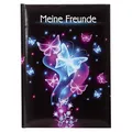 goldbuch Freundebuch Schmetterling ca. DIN A5 liniert, mehrfarbig Softcover 88 Seiten, 1 St.