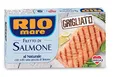 3x Rio Mare Filetto di Salmone Grigliato al Naturale con una goccia di limone Gegrilltes Lachsfilet mit einem Tropfen Zitrone 125g reich an Omega 3
