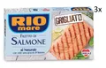 3x Rio Mare Filetto di Salmone Grigliato al Naturale Gegrilltes Lachsfilet 125g