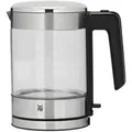 WMF Wasserkocher Küchenminis, Alu, Metall, 1 L, kabellos, automatische Abschaltung, Trockengehschutz, Überhitzungsschutz, 360°-Sockel, ergonomischer Griff, abgedecktes Heizelement, weit aufklappbarer Deckel, herausnehmbarer Filter, Küchengeräte, Wasserkocher