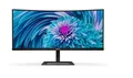 8712581770662 Monitor 346E2CUAE 34 inch VA Curved HDMI DP USB-C, height adjustme