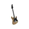 STAGG E-Gitarre Gitarre Korpus massiver Erle Natur