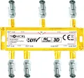 4K CATV SAT SPLITTER Kabelfernsehen zb für Vodafone PYUR Primacom TV Verteiler