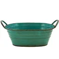 Blümelhuber Verzinkte Wanne - Schale zum Bepflanzen - Garten Deko Draußen - Wasserwanne Miniteich Balkon Deko
