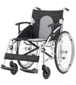 Bischoff & Bischoff Transportrollstuhl Vida mit 22" Greifreifen, faltbar, die perfekte Wahl für Reisen und Mobilität unterwegs, nur 11 kg