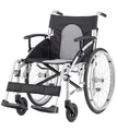 Bischoff & Bischoff Transportrollstuhl Vida mit 22" Greifreifen, faltbar