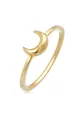Elli Fingerring Halbmond Mond Astro Basic 925 Silber, Astro