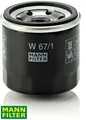 MANN-FILTER W67/1 Ölfilter Motorölfilter