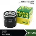 MANN Ölfilter W 67/1 Honda Isuzu Mazda Nissan Renault Subaru Volvo Yanmar KIA