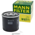 MANN-Filter W 67/1 Ölfilter für Kia Mazda Ford Nissan Subaru