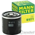 MANN FILTER ÖLFILTER passend für FORD HYUNDAI MAZDA KIA NISSAN RENAULT HO
