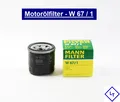 Mann Filter Motorölfilter W67/1 Kubota John Deere Cat Hitachi Komatsu Motor Neu