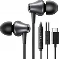 Ugreen EP105 wired in-ear headphones, USB-C, 1.2m (black) (Kabelgebunden) (35754)
