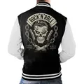 GASOLINE BANDIT® Collegejacke für Rockabilly Rock'n Roll Fans: Rebel Rules 3XL