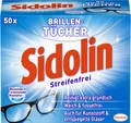 SIDOLIN Streifenfrei Brillenputztücher 50 Stück Reinigungstücher (50-tlg., Extra Soft, für Brillen, Displays, Bildschirme)