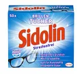 Sidolin Brillenputztücher 50 Stk. feuchte Reinigungstücher für Brillen &