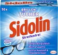 Sidolin Reinigungstücher Reinigung Fussel Brillen Displays Bildschirme 50 Stück