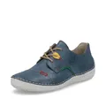 Rieker Damen Low-Top Sneaker 52528, Frauen Halbschuhe,straßenschuhe,Strassenschuhe,Sportschuhe,Freizeitschuhe,Turnschuhe,blau (14),36 EU / 3.5 UK