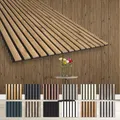 HEXIM Akustik Paneele AP08 - Pecan 278x60cm Wandpaneele Holz Lamellenwand
