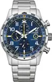 Citizen Uhr CA0790-83L Chronograph Eco-Drive Herrenuhr Edelstahl Zifferblatt Blau 43mm