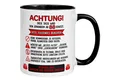 Momentals Tasse 88 Geburtstag Mann Frau – ACHTUNG – Geburtstagsgeschenk Männer Frauen, Gratis Versand · Links-&Rechtshänder · Spülmaschinenfest