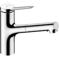 hansgrohe HG Einhebel-Spültischmischer Zesis M33 150, Ausziehbrause, 2 jet chrom (74800000)