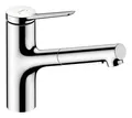 Hansgrohe Zesis M33 Einhebel-Küchenmischer 150 2jet mit Ausziehbrause - Chrom - 74800000