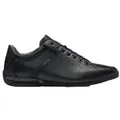 BOSS für Herren. 50498282 Saturn Lederschuhe schwarz (43), Wohnung, Schnürsenkel, Lässig