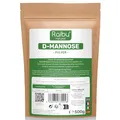D-Mannose Pulver - 500g (8,3 Monate Vorrat) - D Mannose Pulver in Deutschland abgefüllt - Natürlich, Vegan & Laborgeprüft - Extra Dosierlöffel - RAIBU