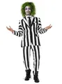 SuitMeister Partyanzug Beetlejuice Kostüm Anzug - für Karneval Halloween, Flotter Zwirn für schräge Geister