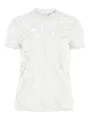 VILA CLOTHES Damen VISTASIA S/S LACE TOP - NOOS Top,, per pack Weiß (Cloud Dancer Cloud Dancer), 42 (Herstellergröße: XL)