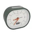 Miraval Funk-Wecker: Analog, mit digitaler Sekunden-, Datums- und Temperaturanzeige, Snooze, als Reisewecker, geräuschlos, Hintergrundbeleuchtung