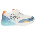 Bluey Kinder Sportschuhe mit Lichteffekt für Schule und Freizeit Ausflüge Sneaker weiß 24 EU