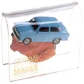 United1871 Trabant auf ORIGINAL Berliner Mauer-Stein | authentisches Stück mit Echtheitszertifikat | Trabi DDR | Handarbeit