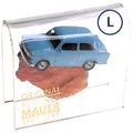 Trabant auf ORIGINAL Berliner Mauer-Stein | authentisches Stück mit Zertifikat