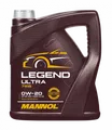 4 Liter MANNOL Legend Ultra 0W-20 7918 API SP (RC) Motoröl (PAO + Ester)