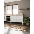 benuta Teppich Casa, rechteckig, Höhe: 11 mm, Teppich Wohnzimmer, Esszimmer, Schlafzimmer, Flur, Farbenfroh, Retro bunt rechteckig | 80 cm x 300 cm x 11 mm