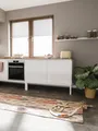 benuta Nest Vintage Teppich Casa - Mehrfarbig 80x300 cm - Teppich für Wohnzimmer, Schlafzimmer und Flur - Pflegeleicht - Fußbodenheizung Geeignet