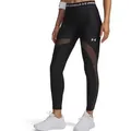 Under Armour® Trainingstights HEATGEAR MESH LEGGING sportlicher Stil, für Sportmode, mit Elasthan-Anteil schwarz M