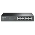 TP-Link TL-SG1016PE, Managed, L2, Gigabit Ethernet (10/100/1000), Vollduplex, Power over Ethernet (PoE), Rack-Einbau - Schwarz