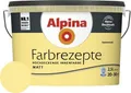 Alpina Wandfarbe Farbrezepte Sonnenstrahl 2,5 l