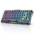 GravaStar Mercury K1 Lite Mechanische Tastatur Wireless - QWERTY US Transparent