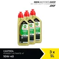Castrol Power 1 Ultimate 4T 10W-40 JASO MA2 API SN 3x1 Liter = 3 Liter